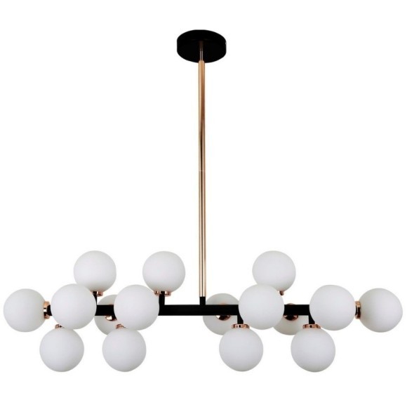 Подвесной светильник Lumina Deco Marsiada LDP 6033-16 BK+GD