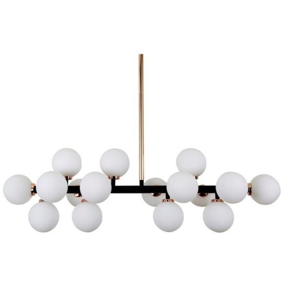 Подвесной светильник Lumina Deco Marsiada LDP 6033-16 BK+GD