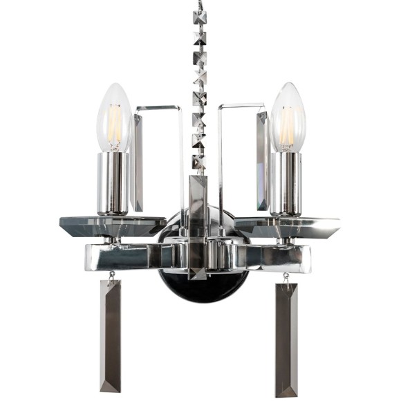 Бра Crystal Lux MARRON AP2 CHROME