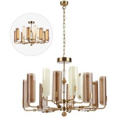 Люстра LED x 60W (5W*12) 3000K LION 5467/60L