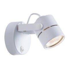 Спот настенный Arte Lamp A1311AP-1WH MIZAR под лампу 1xGU10 50W Спот настенный Arte Lamp A1311AP-1WH MIZAR под лампу 1xGU10 50W