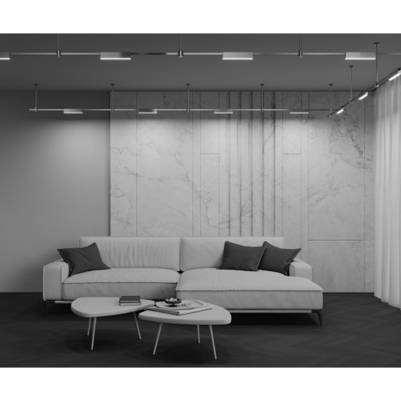 Трековый светильник Maytoni Basis Flarity 3000K 12Вт 120° TR151-1-12W3K-PT