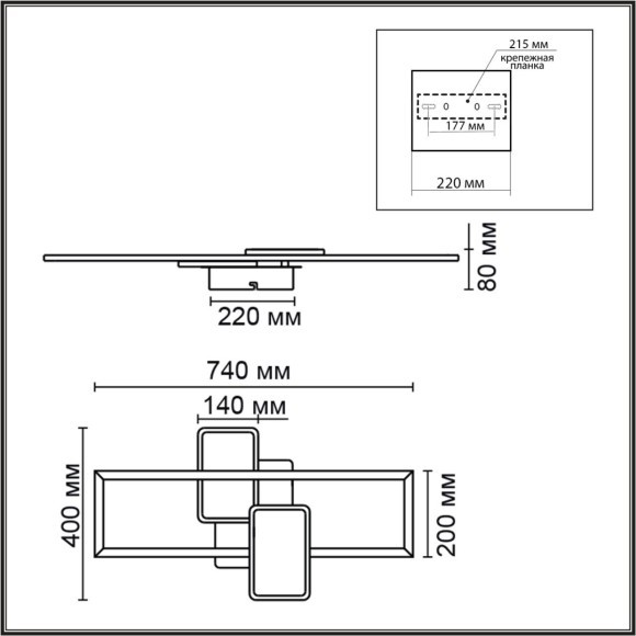6575/80CL Потолочный светильник Lumion LEDIO LED Ra80 Lm6400 80W 220V GOLDY 6575/80CL Потолочный светильник Lumion LEDIO LED Ra80 Lm6400 80W 220V GOLDY
