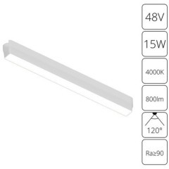 Магнитный трековый светильник LED 4000K 800Lm Arte Lamp RAPID A6168PL-1WH