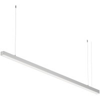 LL312005 Линейный светильник подвесной серебрянный 150см 3000K 35x35 30Вт