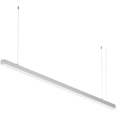 LL312005 Линейный светильник подвесной серебрянный 150см 3000K 35x35 30Вт LL312005 Линейный светильник подвесной серебрянный 150см 3000K 35x35 30Вт