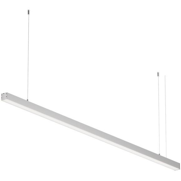 LL312005 Линейный светильник подвесной серебрянный 150см 3000K 35x35 30Вт