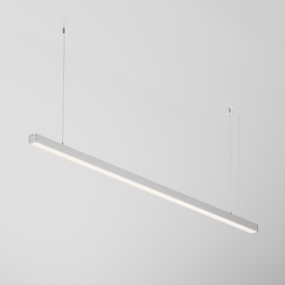 LL312005 Линейный светильник подвесной серебрянный 150см 3000K 35x35 30Вт