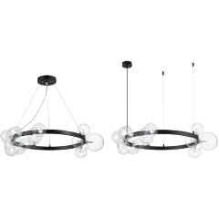 SL1165.403.15 Светильник подвесной ST-Luce Черный/Прозрачный G4 15*5W NECTON SL1165.403.15 Светильник подвесной ST-Luce Черный/Прозрачный G4 15*5W NECTON