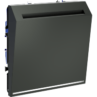 VLS010706 Выключатель карточный (питания) для отеля 16 ампер (3500 Ватт) титанового цвета VOLTUM S70 (титан)