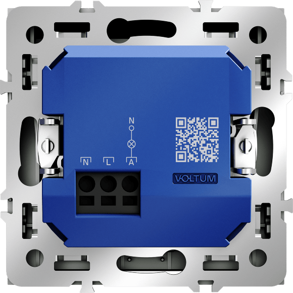 VLS010706 Выключатель карточный (питания) для отеля 16 ампер (3500 Ватт) титанового цвета VOLTUM S70 (титан)