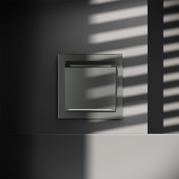 VLS010706 Выключатель карточный (питания) для отеля 16 ампер (3500 Ватт) титанового цвета VOLTUM S70 (титан)