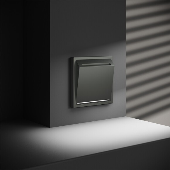 VLS010706 Выключатель карточный (питания) для отеля 16 ампер (3500 Ватт) титанового цвета VOLTUM S70 (титан)