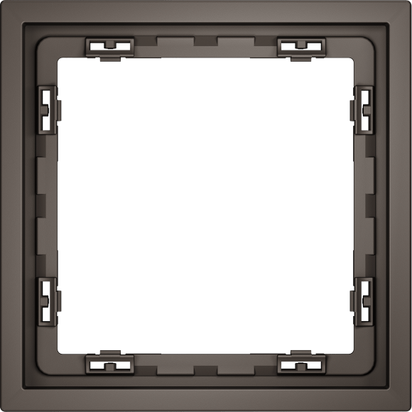 VLS110507 Рамка стеклянная для электрических изделий VOLTUM серии S70 на 5 постов графитового цвета из стекла