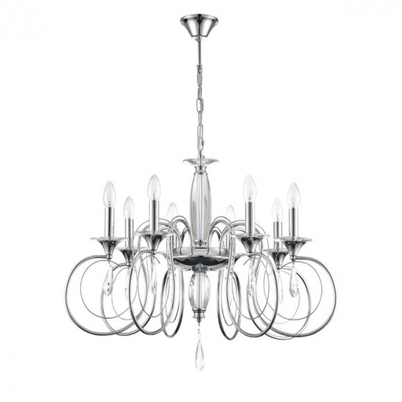 8032/8 CLASSI LN24 хром, металл/хрусталь Люстра подвесная Е14 8*40W 220V LAOKA 8032/8 CLASSI LN24 хром, металл/хрусталь Люстра подвесная Е14 8*40W 220V LAOKA