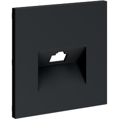 VLS001307 Накладка для розетки RJ45 категории 6Е (для проводов CAT5-CAT6 до 10 Гбит/сек) графитового цвета VOLTUM S70 (графит) VLS001307 Накладка для розетки RJ45 категории 6Е (для проводов CAT5-CAT6 до 10 Гбит/сек) графитового цвета VOLTUM S70 (графит)