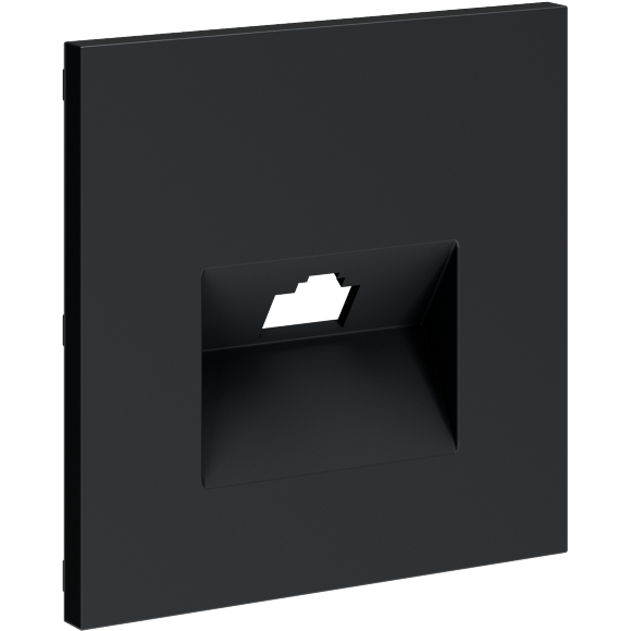 VLS001307 Накладка для розетки RJ45 категории 6Е (для проводов CAT5-CAT6 до 10 Гбит/сек) графитового цвета VOLTUM S70 (графит) VLS001307 Накладка для розетки RJ45 категории 6Е (для проводов CAT5-CAT6 до 10 Гбит/сек) графитового цвета VOLTUM S70 (графит)