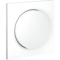 VLS002002 Накладка для диммера (светорегулятора) поворотно-нажимного белого матового цвета VOLTUM S70 (белый матовый)