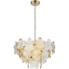 SL6240.203.06 Светильник подвесной ST-Luce золотистый/Прозрачный, январный E14 6*60W TENDER