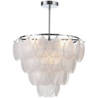 SLE104102-06 Светильник потолочный Хром/Белый E14 6*60W CHILLE