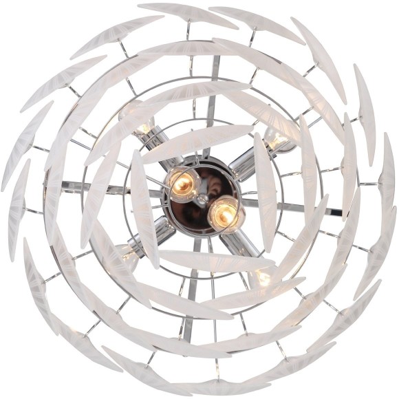 SLE104102-06 Светильник потолочный Хром/Белый E14 6*60W CHILLE