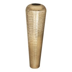 421332 MIYAZAKI Декоративная ваза металл брашированное золото H1300 Ø380