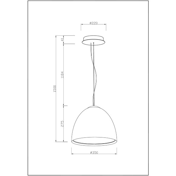 Favourite Halva 4812-3P Современный подвесной светодиодный светильник в стиле минимализм, черный матовый плафон полусфера диаметром 35 см, матовый акриловый рассеиватель, LED 30Вт 3000K 2088Лм CRI90 120° IP20 220В