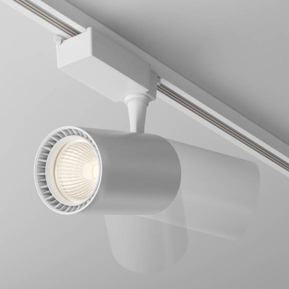 Однофазный двужильный светодиодный трековый светильник Maytoni Unity TR003-1-15W3K-M-W Vuoro 3000К 1520Лм CRI90+ 36° 15Вт
