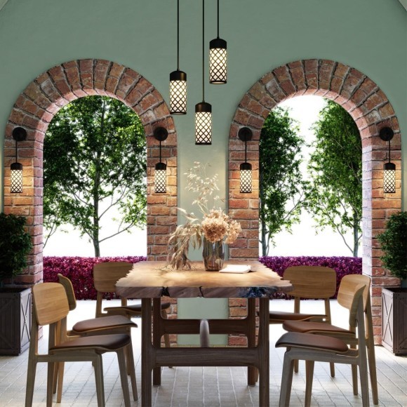 Уличный подвесной светильник Odeon Light 4834/1 DUNES IP44 под лампу 1xE27 1*60W