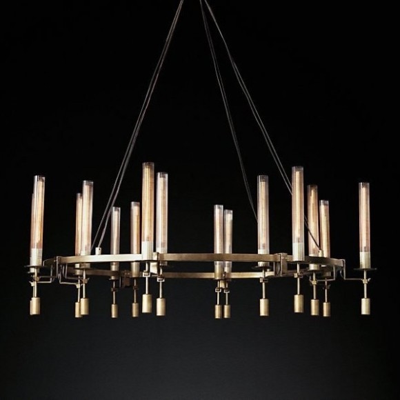 Люстра Rh Fontanelle Round Chandelier 16 By Imperiumloft