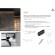 Arte Lamp GAP A680206 Теневой профиль черный, парящий потолок, 2 метра, скрытый монтаж в ПВХ натяжной потолок