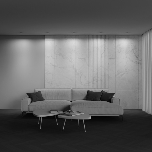 Встраиваемый светильник Maytoni Parete 2700К-3000K-4000К 12Вт 36° DL100-12W2.7-3-4K-RD-B