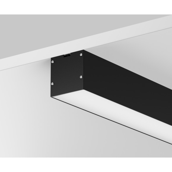 Алюминиевый профиль накладной-подвесной 50x50 (Черный, 2 м), ALM-5050T-B-2M 633008