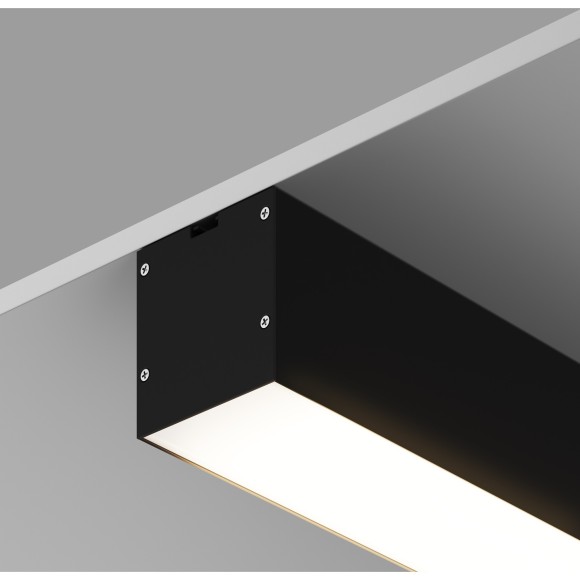 Алюминиевый профиль накладной-подвесной 50x50 (Черный, 2 м), ALM-5050T-B-2M 633008