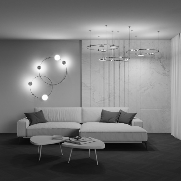 Трековый светильник Maytoni Plato Flarity 4000K 7Вт 120° TR152-1-7W4K-PT