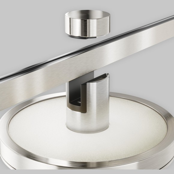 Трековый светильник Maytoni Plato Flarity 4000K 7Вт 120° TR152-1-7W4K-PT