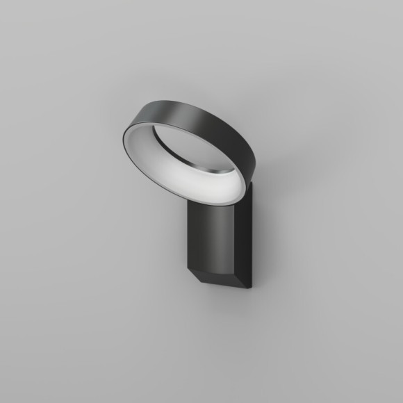 DK9712-BK Настенный светодиодный уличный светильник Denkirs SANVIK, IP65, 12Вт, 3000К, CRI80, 430Лм, 125°