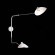 SL305.501.02 Светильник настенный ST-Luce Белый/Белый E27 2*60W SPRUZZO