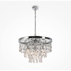 Подвесная люстра хрустальная Linn MOD091PL-05CH