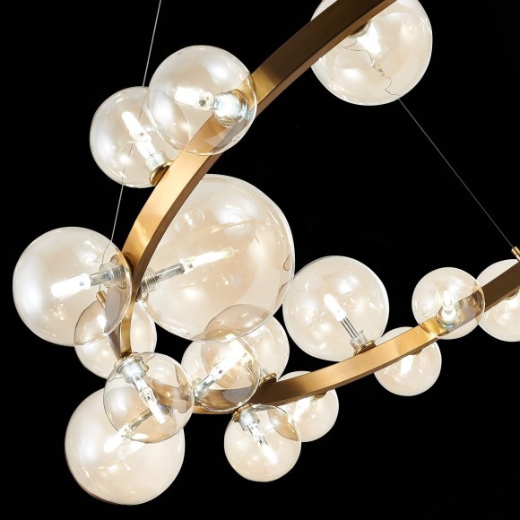 SL1165.303.24 Светильник подвесной ST-Luce Бронза/Коньячный G4 24*5W NECTON SL1165.303.24 Светильник подвесной ST-Luce Бронза/Коньячный G4 24*5W NECTON