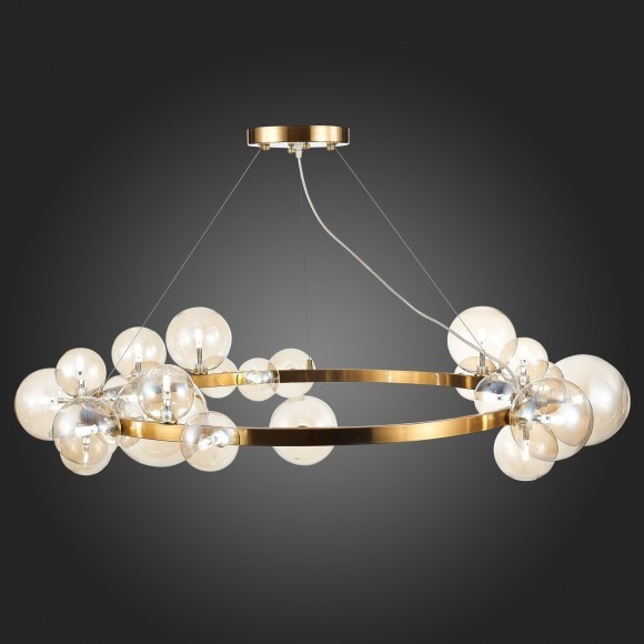 SL1165.303.24 Светильник подвесной ST-Luce Бронза/Коньячный G4 24*5W NECTON SL1165.303.24 Светильник подвесной ST-Luce Бронза/Коньячный G4 24*5W NECTON