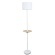Торшер со столиком Arte Lamp A4056PN-1WH COMBO под лампу 1xE27 60W