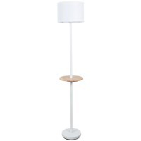 Торшер со столиком Arte Lamp A4056PN-1WH COMBO под лампу 1xE27 60W