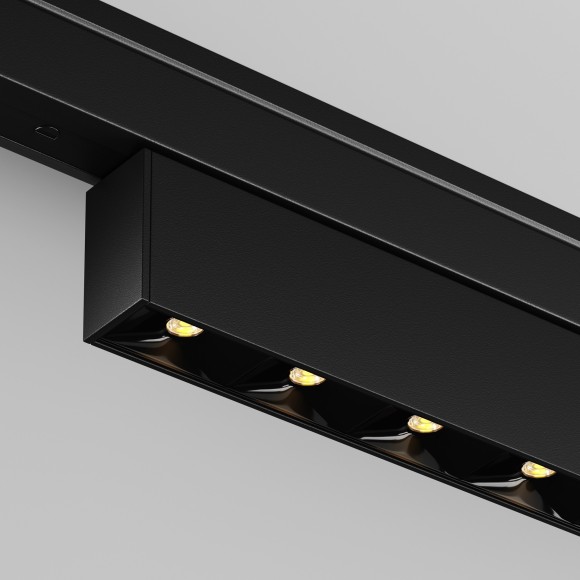 TR193-1-15W2.7K-M-B Ультратонкий трековый диммируемый по TRIAC 0/1-10V магнитный светодиодный светильник Maytoni Levity CRI90+ 2700К 650Лм 30° 15Вт