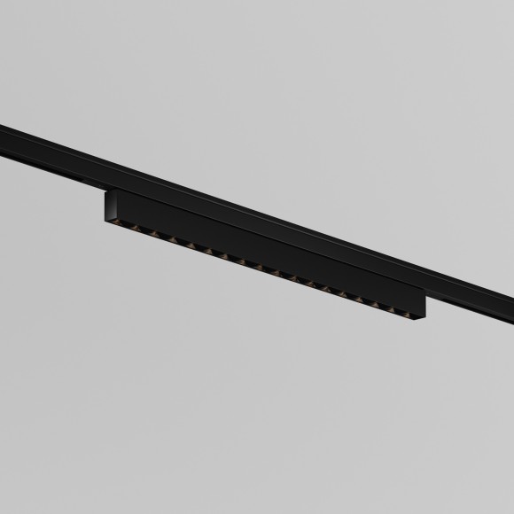 TR193-1-15W2.7K-M-B Ультратонкий трековый диммируемый по TRIAC 0/1-10V магнитный светодиодный светильник Maytoni Levity CRI90+ 2700К 650Лм 30° 15Вт