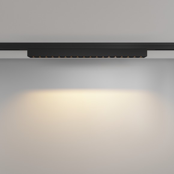TR193-1-15W2.7K-M-B Ультратонкий трековый диммируемый по TRIAC 0/1-10V магнитный светодиодный светильник Maytoni Levity CRI90+ 2700К 650Лм 30° 15Вт