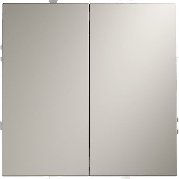 VLS020503 Перекрестный переключатель встраиваемый двухклавишный 10 ампер (2200 Ватт) кашемирового цвета 10А (2200 Ватт) VOLTUM S70 (кашемир)