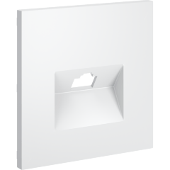 VLS001302 Накладка для розетки RJ45 категории 6Е (для проводов CAT5-CAT6 до 10 Гбит/сек) белого матового цвета VOLTUM S70 (белый матовый) VLS001302 Накладка для розетки RJ45 категории 6Е (для проводов CAT5-CAT6 до 10 Гбит/сек) белого матового цвета VOLTUM S70 (белый матовый)