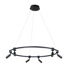 Подвесной светильник Arte lamp RING A2186SP-1BK Подвесной светильник Arte lamp RING A2186SP-1BK