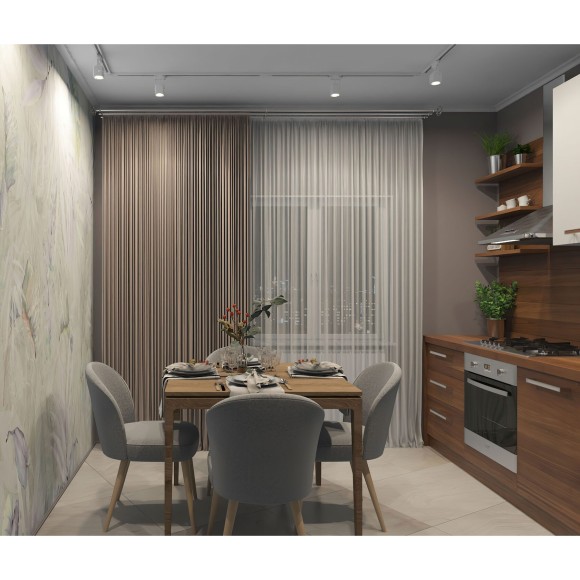 1м белый однофазный двужильный накладной шинопровод Denkirs TR1001-WH/1